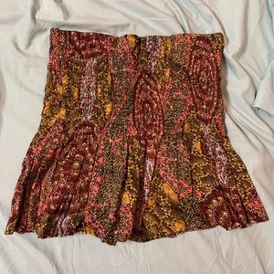 Free People smocked skirt